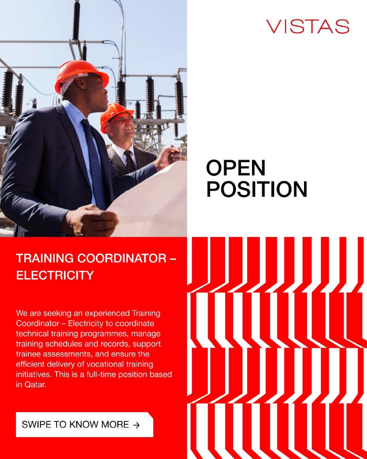 TRAINING COORDINATOR – ELECTRICITY